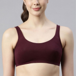 Non-Padded Wirefree & High Coverage Low Impact Sports Bra