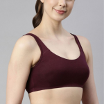Non-Padded Wirefree & High Coverage Low Impact Sports Bra