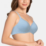 Solid Padded Cotton Casual T-Shirt Bra