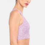 Floral Printed Breathable & Moisture Wicking Racerback Sports Bra