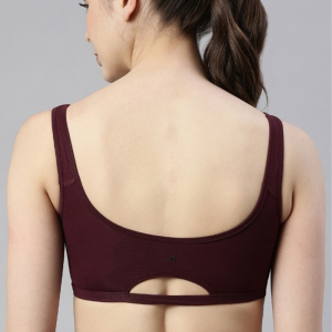 Non-Padded Wirefree & High Coverage Low Impact Sports Bra