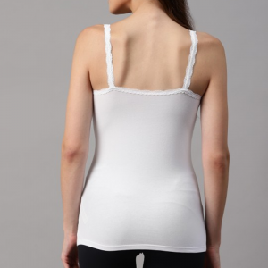 Women White Solid Camisole